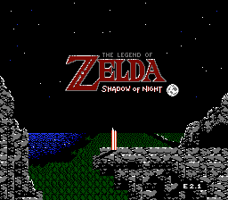 Zelda II - Shadow of Night (easy version) Title Screen